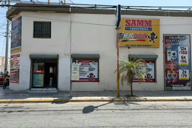 Fachada de la sucursal Palmas de San Angel Meat Market.