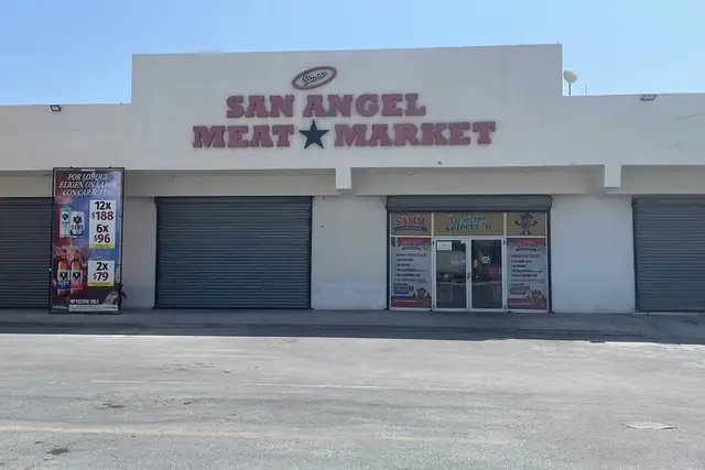 Fachada asignada a la sucursal Santa Rosa de San Angel Meat Market.